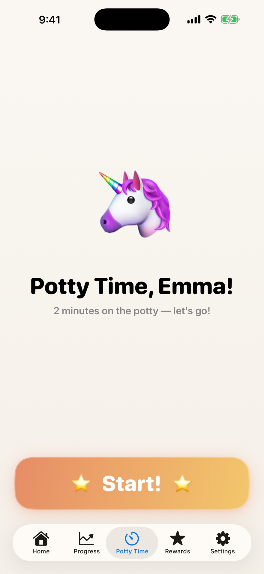 PottyStar kid potty timer